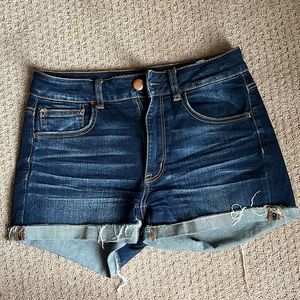 American Eagle Dark Denim Shorts